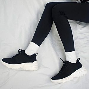 Chunky Black Sneakers